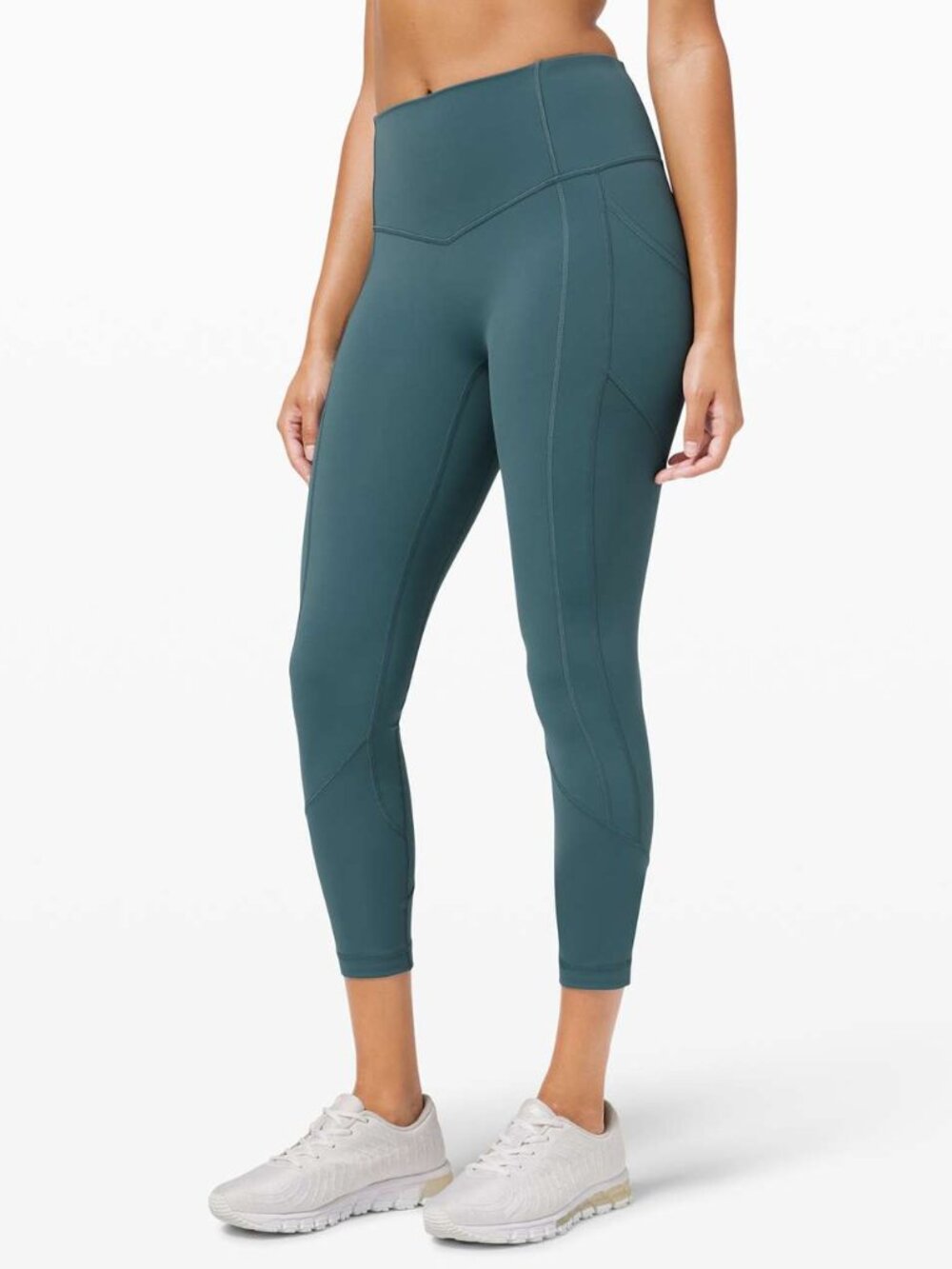 Lululemon All The Right Places Women's leggings Sz 4 Teal